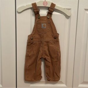 Carhartt Tan Cotton Overalls 6-9 months
